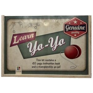 Learn Yo-Yo COMPLETE in Wooden Box & Instructions